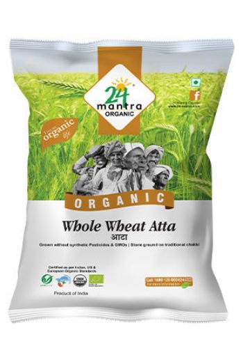 Picture of 24 Mantra Org Whole Wheat Atta 2.2Lb