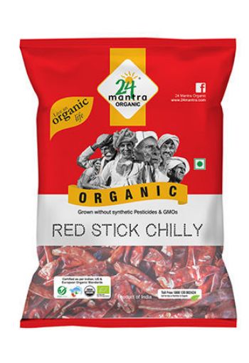 Picture of 24 Mantra Org Red Stick Chilli 7Oz