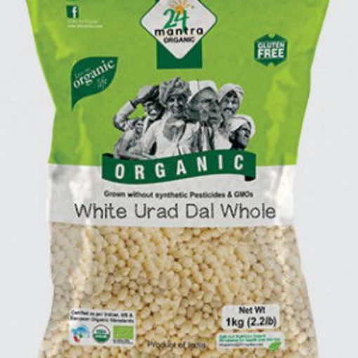 Picture of 24 Mantra Org Urad White Whole 2Lb