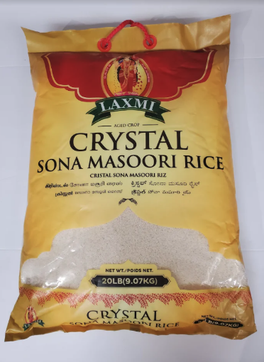 Picture of Laxmi Crystal Sonamasoori Rice 20Lb