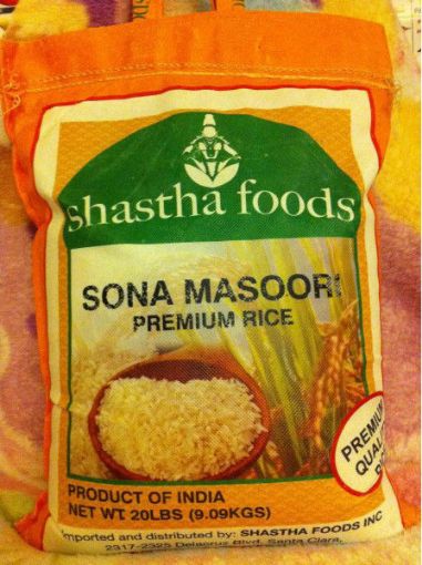 Picture of Shastha Sonamasoori Premium 20Lb