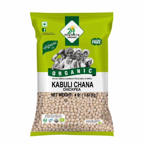 Picture of 24 Mantra Org Kabuli Chana 4Lb