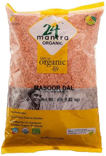 Picture of 24 Mantra Org Masoor Dal 4Lb