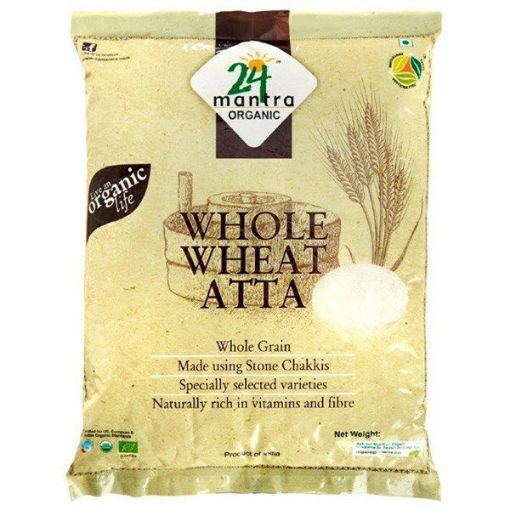 Picture of 24 Mantra Org Whole Wheat Atta 10Lb