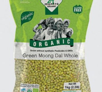 24 Mantra Org Green Moong Whole 2Lb