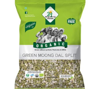 24 Mantra Org Green Moong Split 4Lb