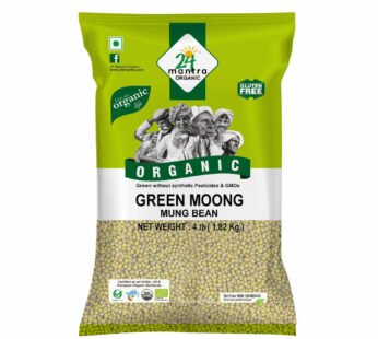 24 Mantra Org Green Moong Whole 4Lb