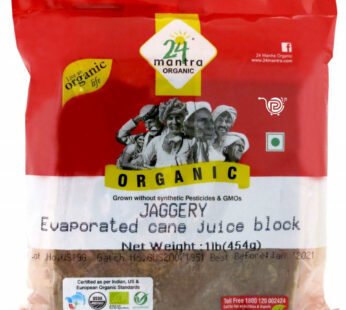 24 Mantra Org Jaggery Block 1Lb